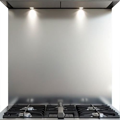 Stainless steel splashback - stainless,
